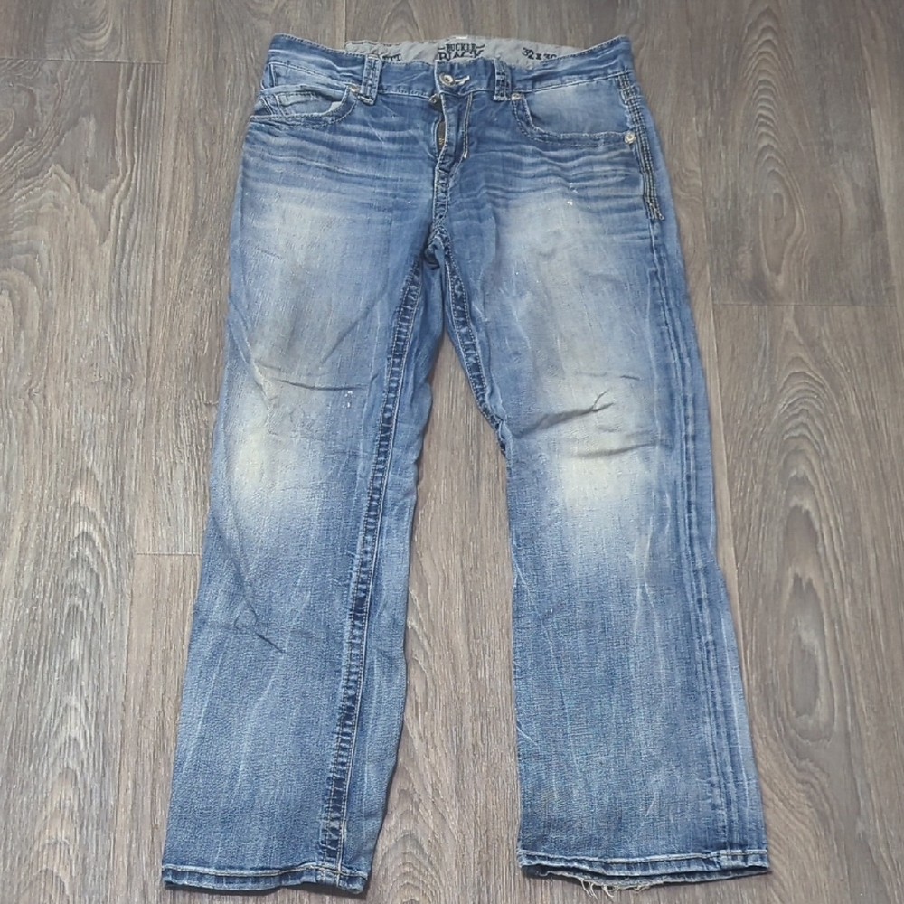Buckle Light Blue Relaxed Working  Jeans
